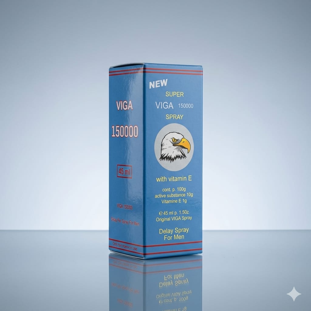 VIGA 150000 Delay Spray for Men – Long Time Performance & Stamina Booster (45ml)